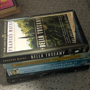 Stack of Books with Various Titles